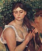 Pierre Renoir The Braid(suzanne Vdaladon) USA oil painting artist